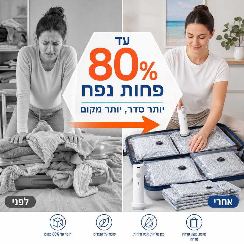 ערכת ואקום חכמה – מפרט הערכה