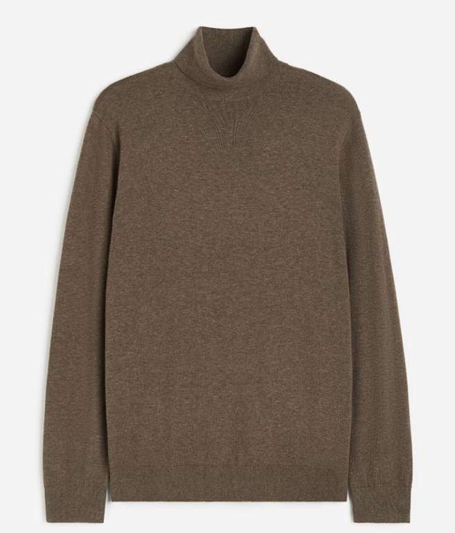 H&M: Suéter cuello alto slim fit