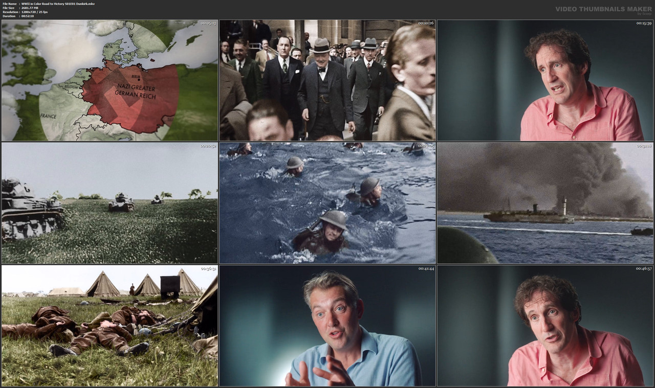 WWII in Color Road to Victory S01E01 Dunkirk.mkv
