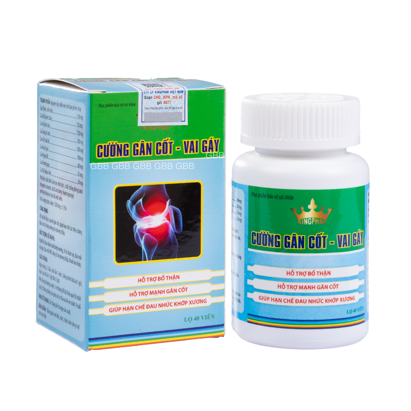 Cường gân cốt vai gáy Kingphar lọ 40 viên