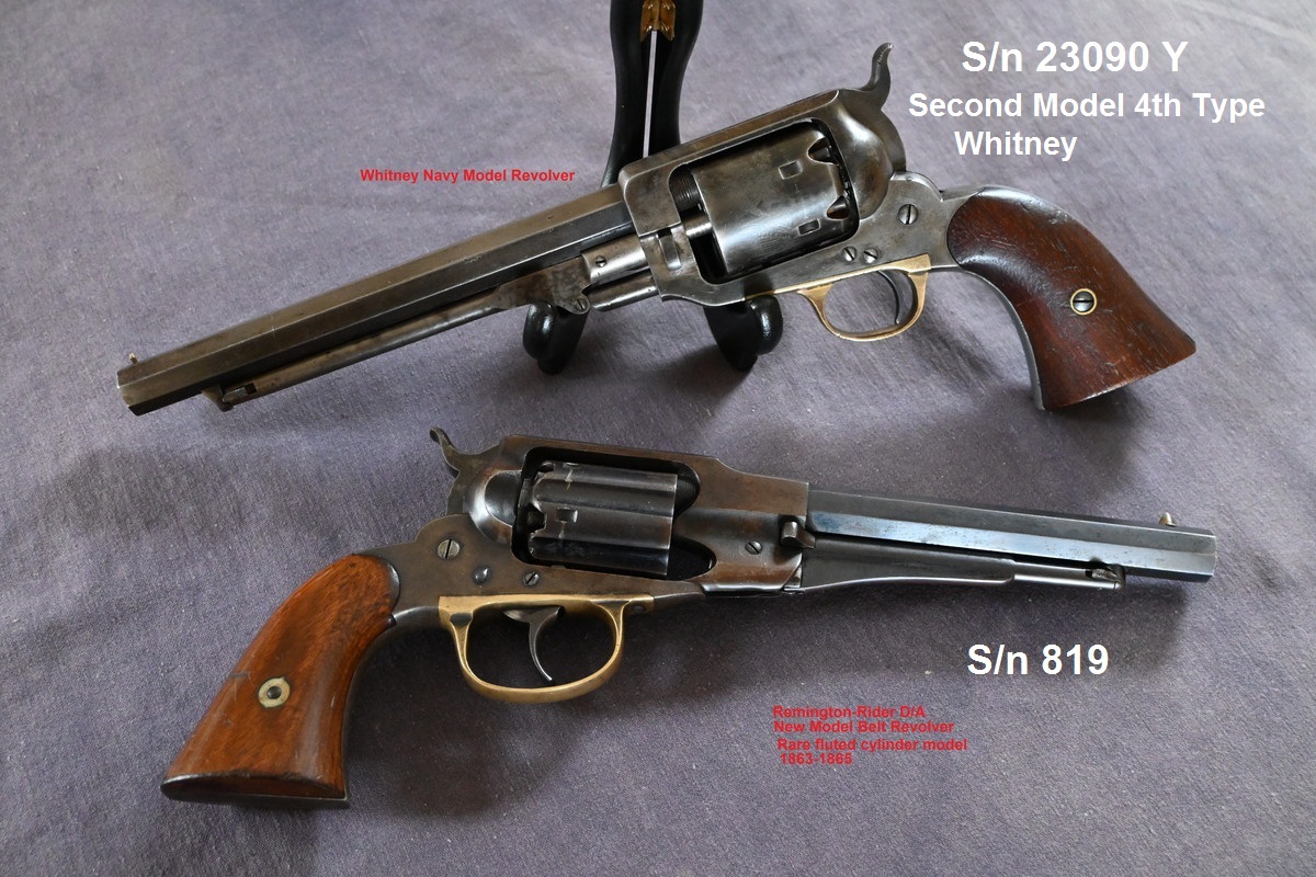 Whitney Navy and Remington-Rider revolvers