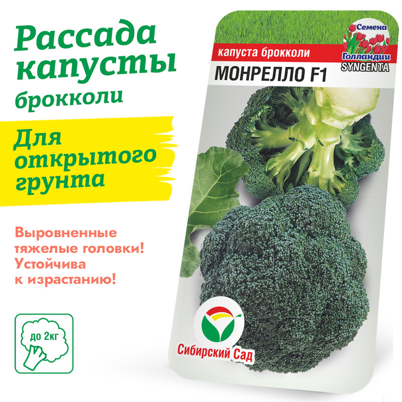 Капуста Брокколи Монрелло
