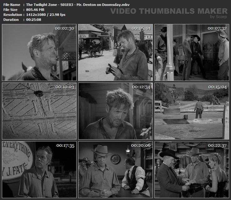 The Twilight Zone - S01E03 - Mr. Denton on Doomsday.mkv