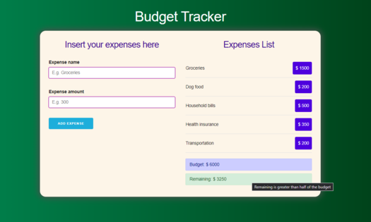 GitHub - gsvidal/budget-tracker: React Budget Tracker App