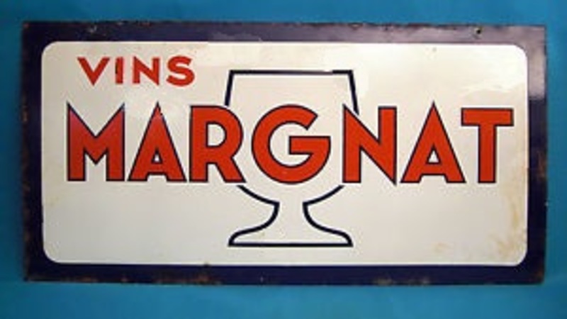 2. Plaque émaillée Margnat bandeau