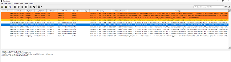 Trace Viewer in conjunction with a Unified Comfort Panel Trace Viewer in conjunction with a Unified Comfort Panel