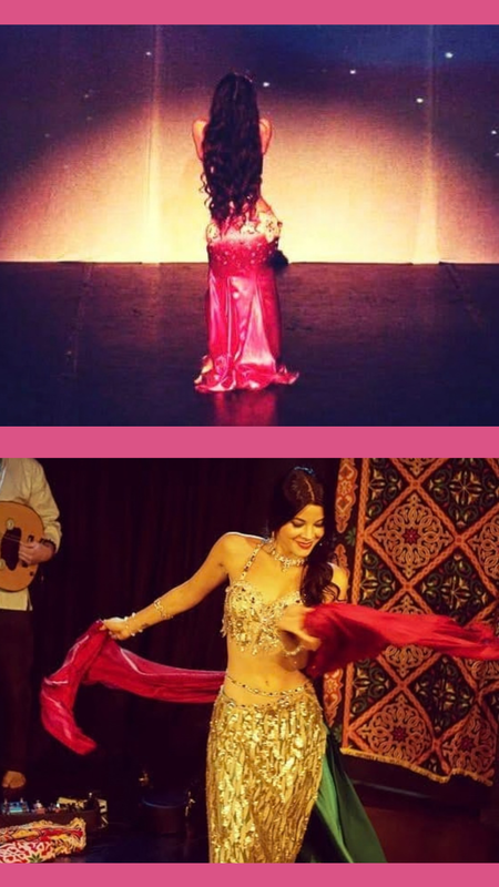 Erene dancing on stage