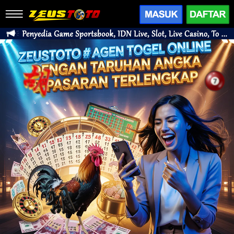ZEUSTOTO # Agen Togel Online dengan Taruhan Angka & Pasaran Terlengkap image 1