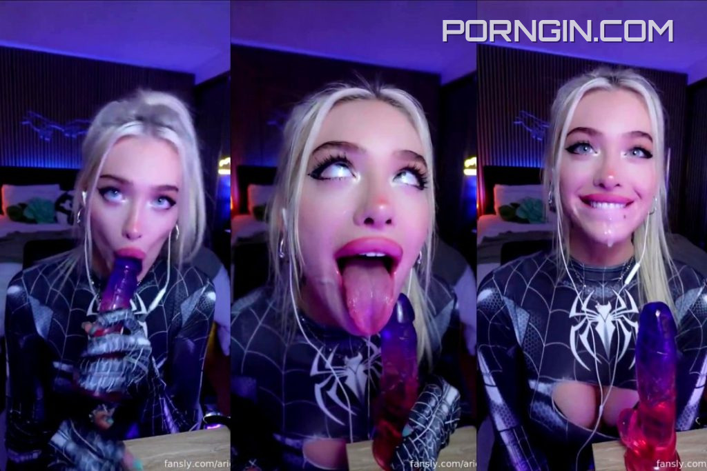 Ariesiatv Spidergirl ASMR JOI Dildo Blowjob Video Leaked