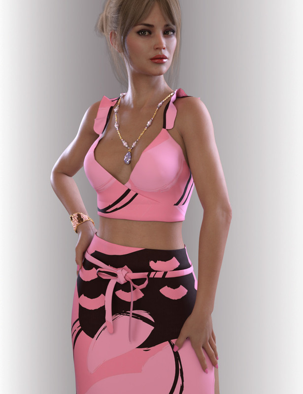 dForce Zara Homewear for Genesis 8.1 Females