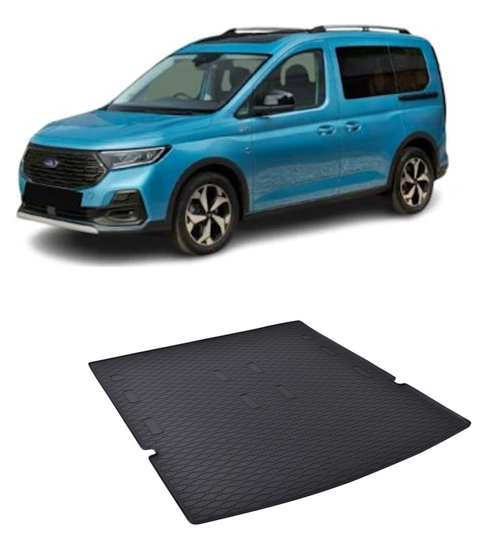 Tavita auto FORD Grand Tourneo Connect 2022-prezent, protectie portbagaj, Cri-Flo, din cauciuc 100%, compatibil cu autoturismul FORD Grand Tourneo
