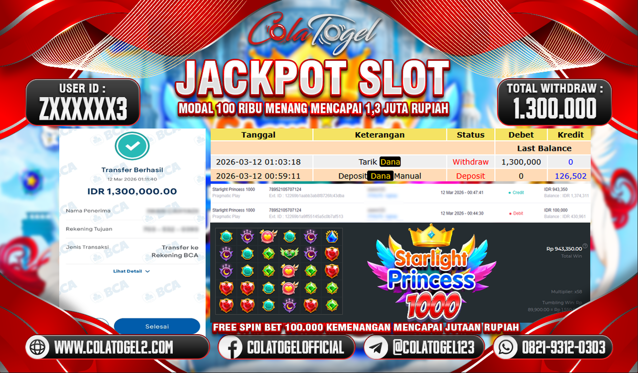 JACKPOT SLOT GACORR!!