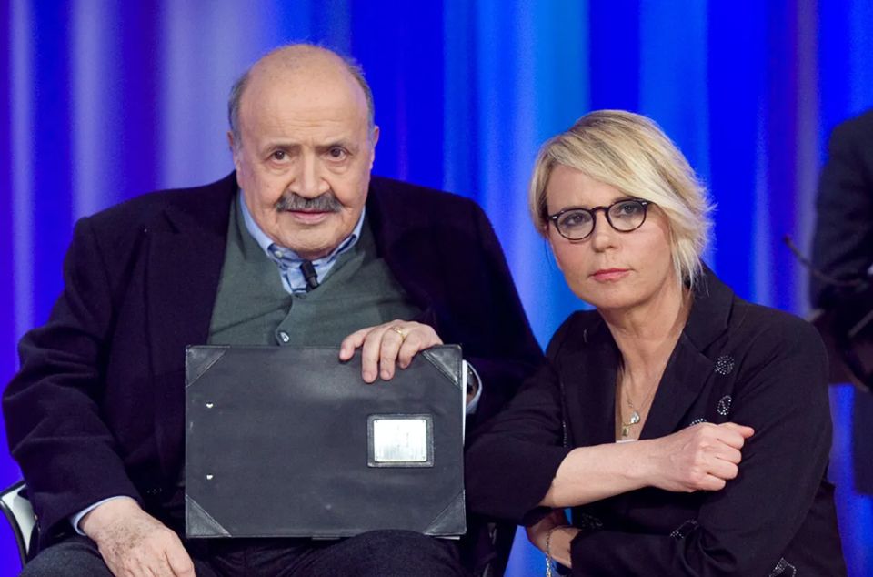 Maria De Filippi con Maurizio Costanzo