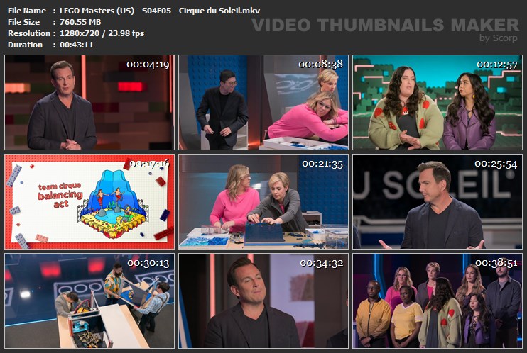 LEGO Masters (US) - S04E05 - Cirque du Soleil.mkv