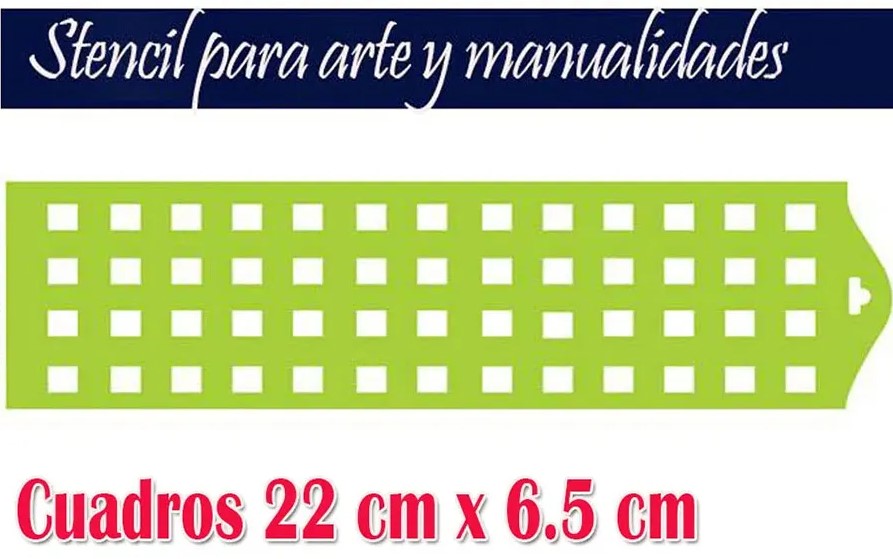 Stencil plantilla de cuadros No.74 para artes y pintura decorativa