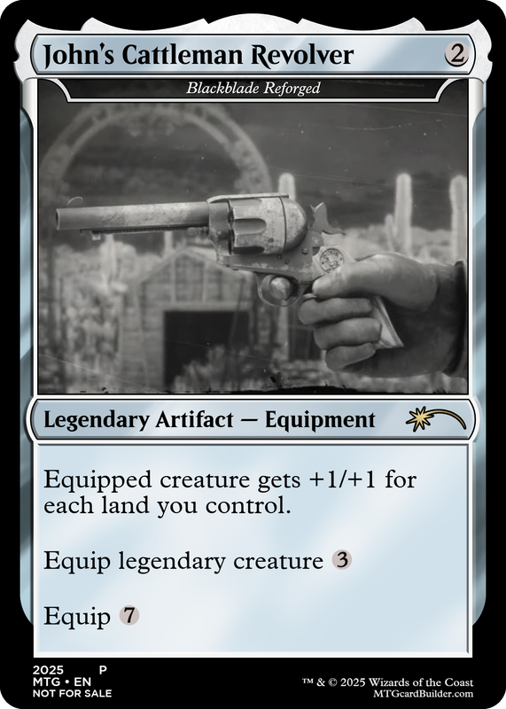 Blackblade Reforged (John’s Cattleman Revolver)