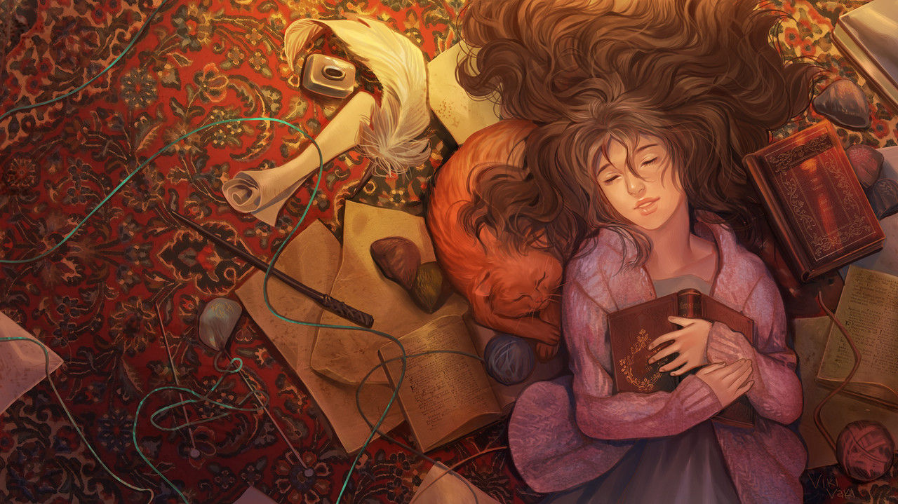 crookshanks-and-hermione