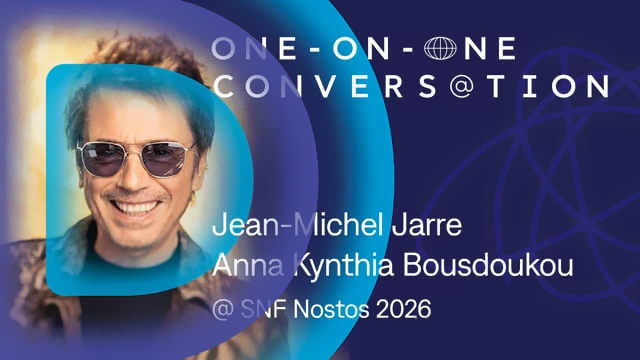 Reportage | SNF Nostos 2026: Ο Jean-Michel Jarre για το μέλλον της τέχνης και της AI