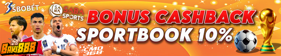 BONUS CASHBACK SPORTSBOOK 10%