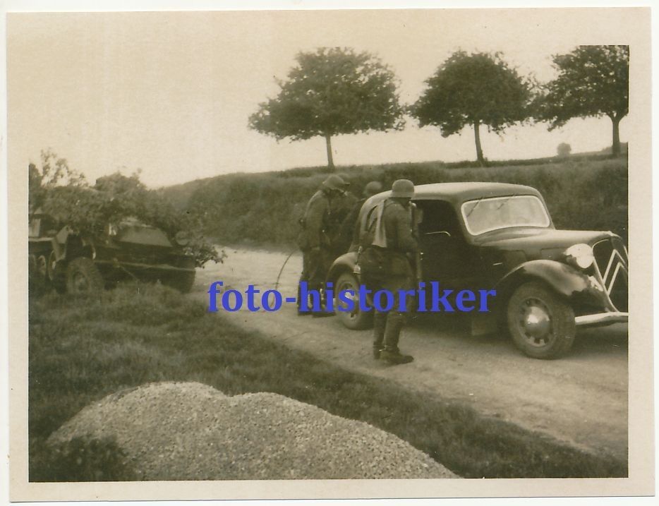franz Beute PKW Citroen 11CV Zivil Schlepp SDKFZ