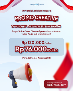 Widya Wicara - Teks To Speech - Content Creator