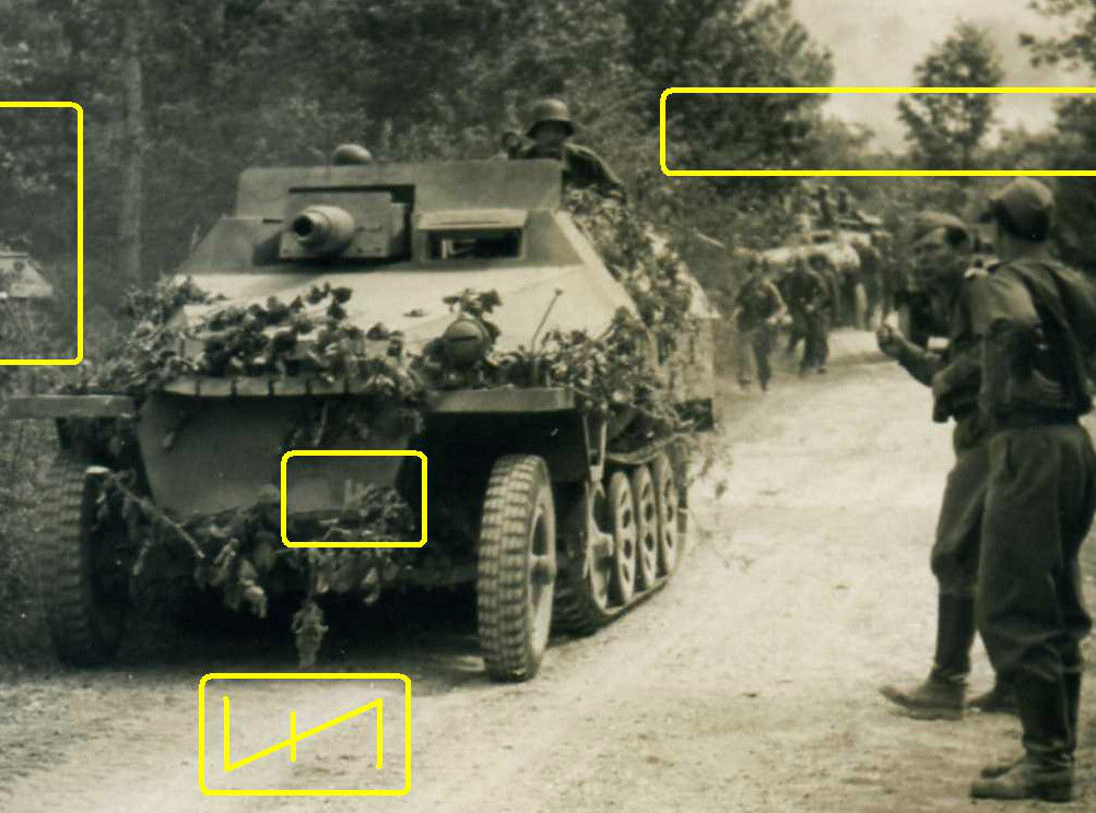 Schützenpanzer Sd.Kfz. 251-9 Stummel Frankreich 