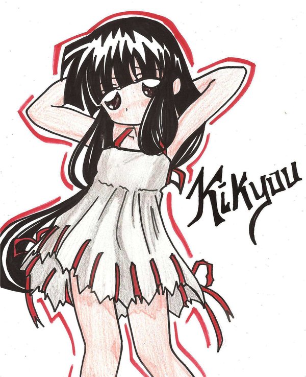 Hình vẽ Kikyou, Kagome, Sango bộ Inuyasha - Page 3 Fairy_kikyou_by_mikokikyou105