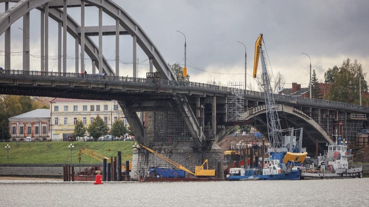 С 5 по 9 августа мост через Волгу будет закрыт для проезда транспорта ✓ Новости Рыбинска и не только