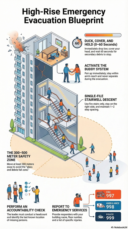 High Rise Emergency Evacuation Blueprint (2)