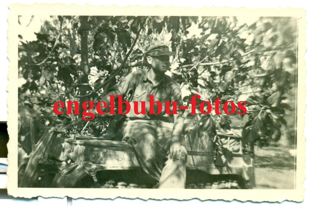 FOTO - FALLSCHIRMJÄGER - NSU-KETTENKRAD - MOTORR