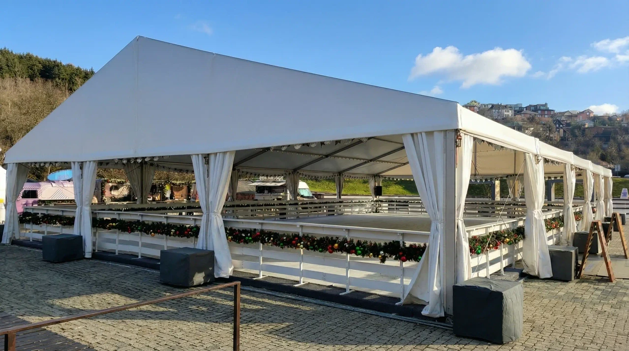 Шатер двухскатный 15х20 метров