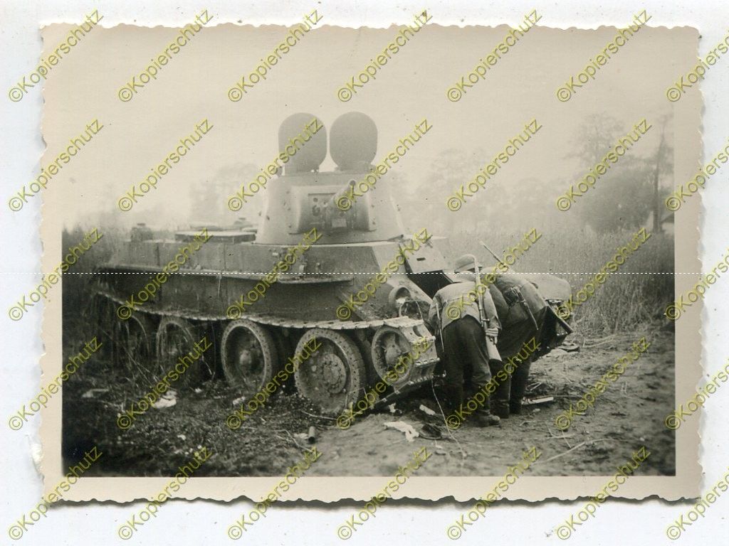 durch PAK erledigter Panzer der Russen, Jaworow