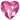 Pixel art of a heart-shaped gem
