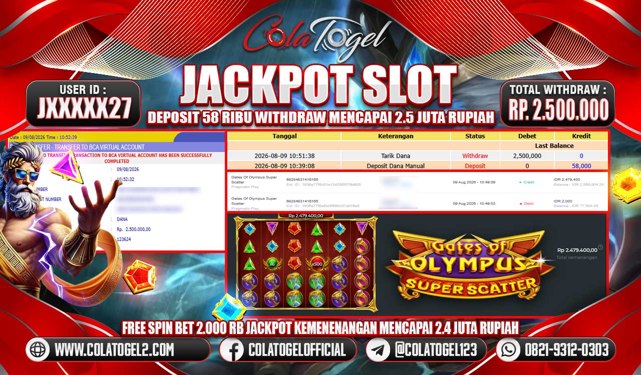 JACKPOT SLOT GACORR!!