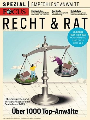 Cover: Focus Magazin Spezial Recht und Rat September 2023
