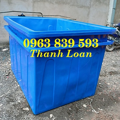 Thùng nhựa 2 m3 đựng nước sản xuất dệt nhuộm,bán thùng nhựa nuôi cá 2000L / 096.3839.593 Thung-nhua-nuoi-ca-2000lit-hinh-chu-nhat
