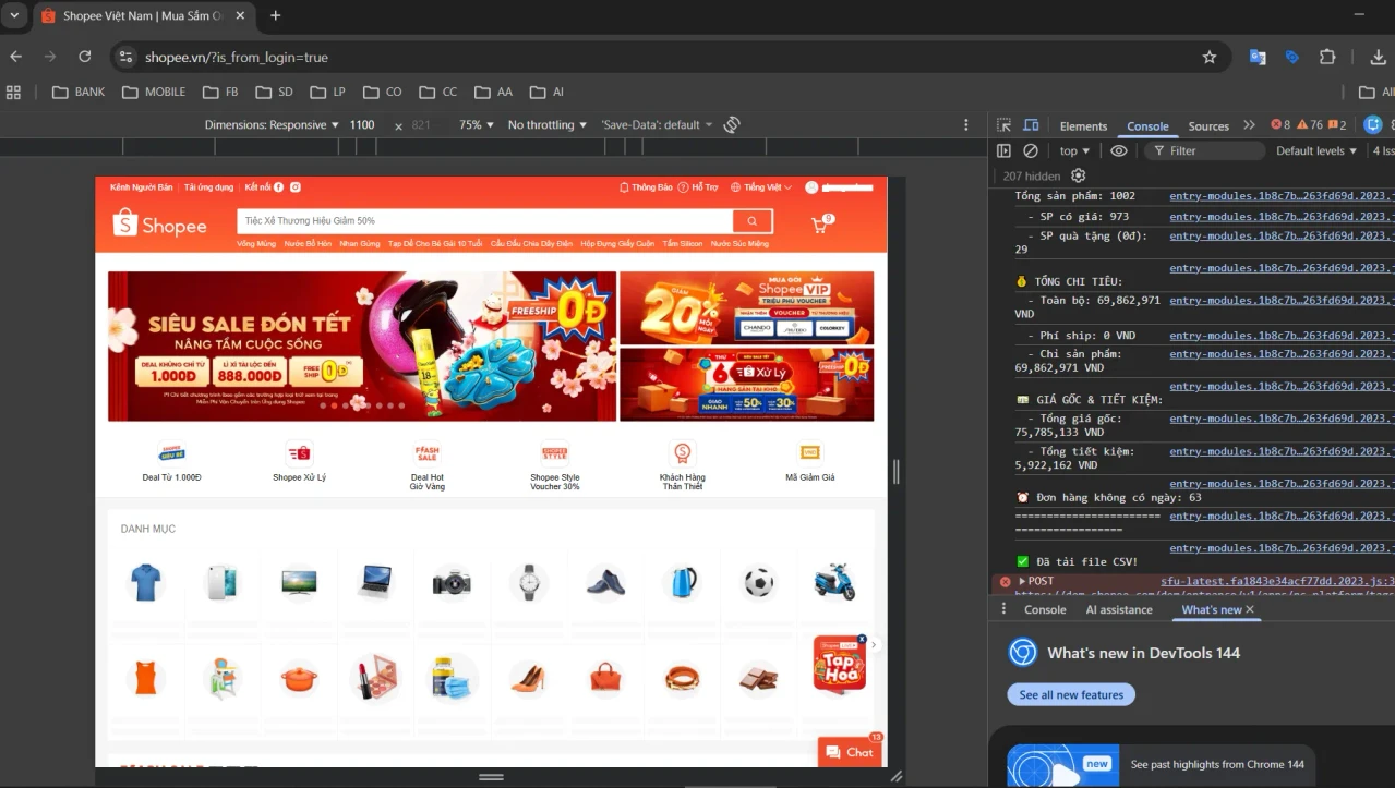 Tiến trình tải dữ liệu