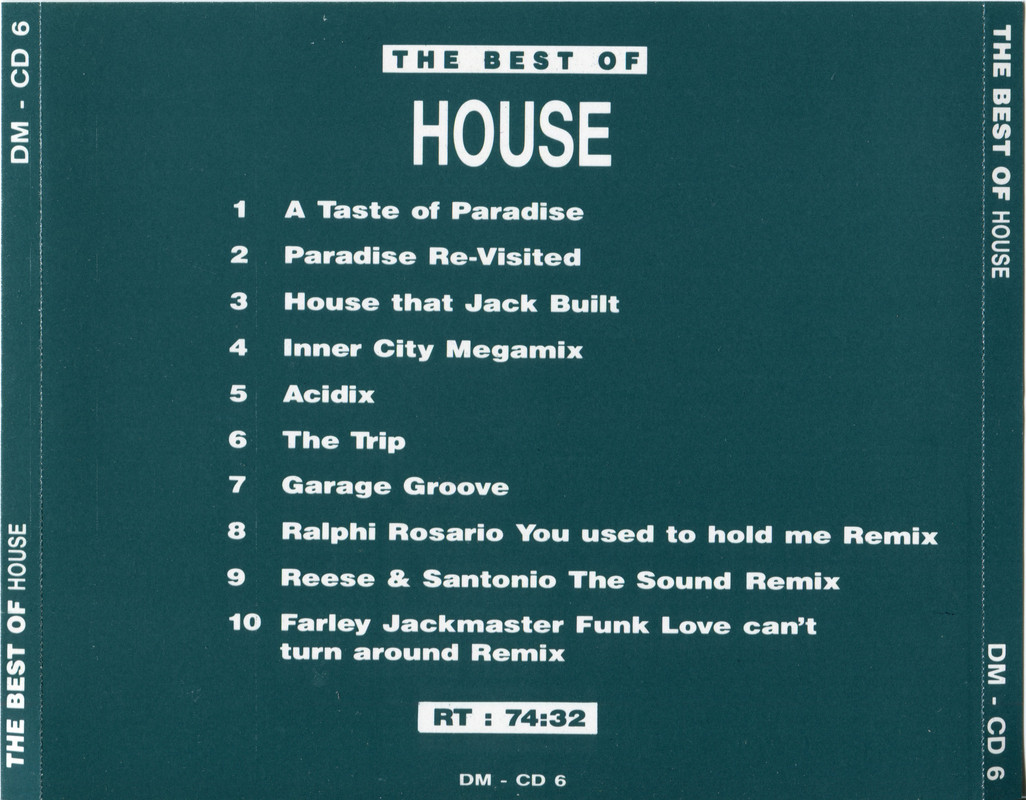 house - 23/12/2022 - DMC - The Best Of House (DMC - DM-CD 6) 1990 COPY