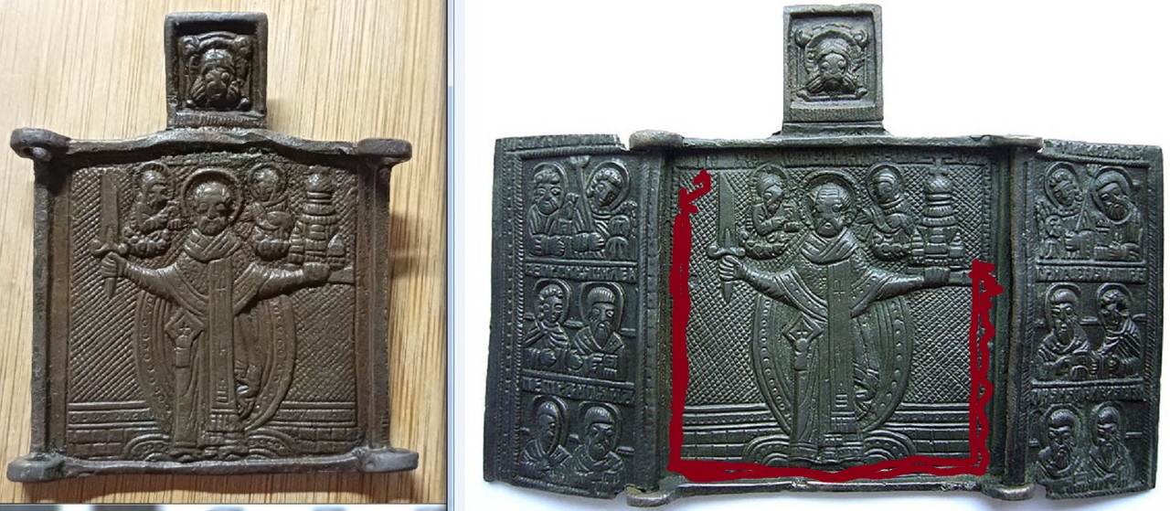 Складень трехстворчатый св архангел михаил. Е2 пц складень. Складень трехстворчатый староверов. Медный складень никола можайский. Икона складень старинная.