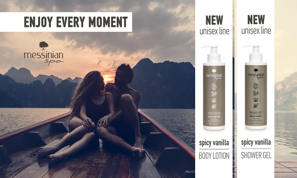 SPICY VANILLA | Η νέα εντυπωσιακή unisex σειρά των Messinian Spa.