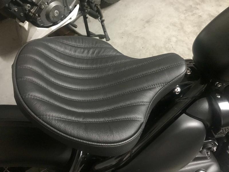 triumph bobber comfort seat