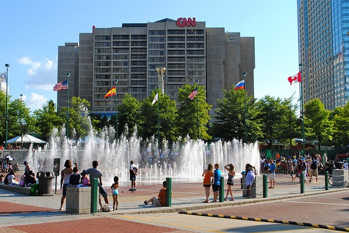 Centennial Olympic Park dulunya adalah bekas Stadion Atlanta-Fulton County untuk gelaran Olimpiade Musim Panas pada 1996.