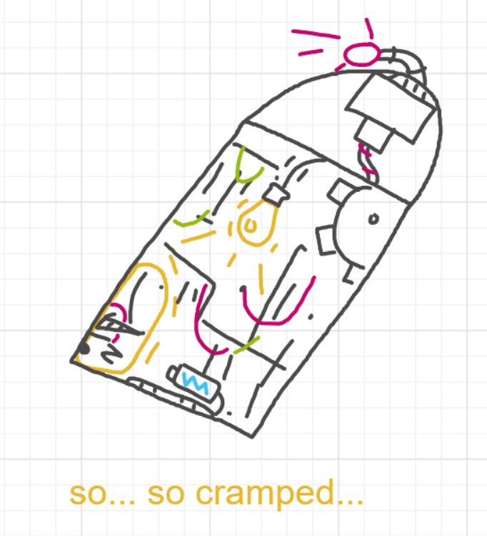 A panel from You're In Danger, Boy, episode seven of the Board Boards object show by Furretwalk/WalkingFurret.
