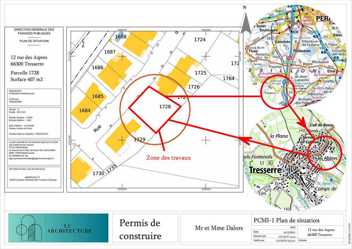 PCMI-1 Plan de situation