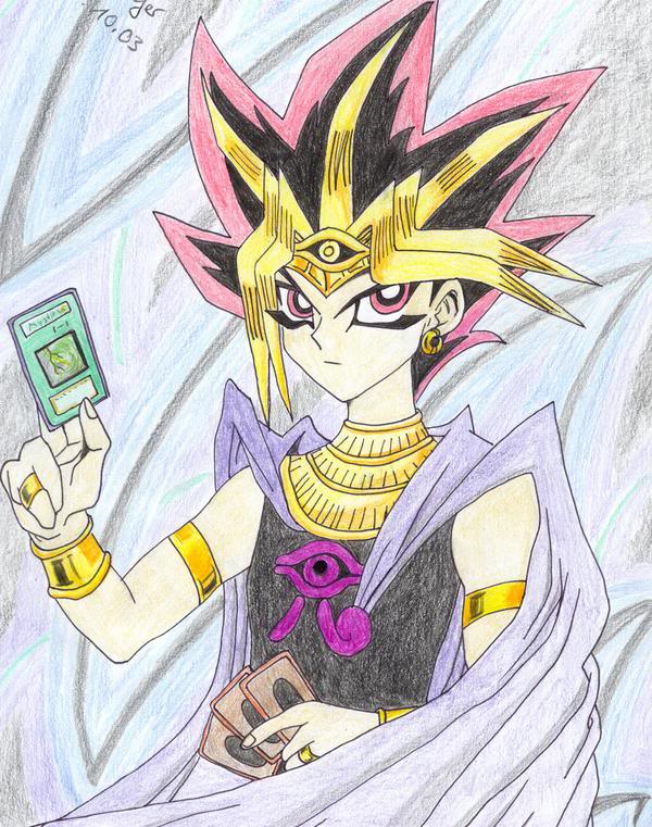 Hình vẽ Atemu (Yami Yugi) bộ YugiOh (vua trò chơi) - Page 3 1_Atemp_258