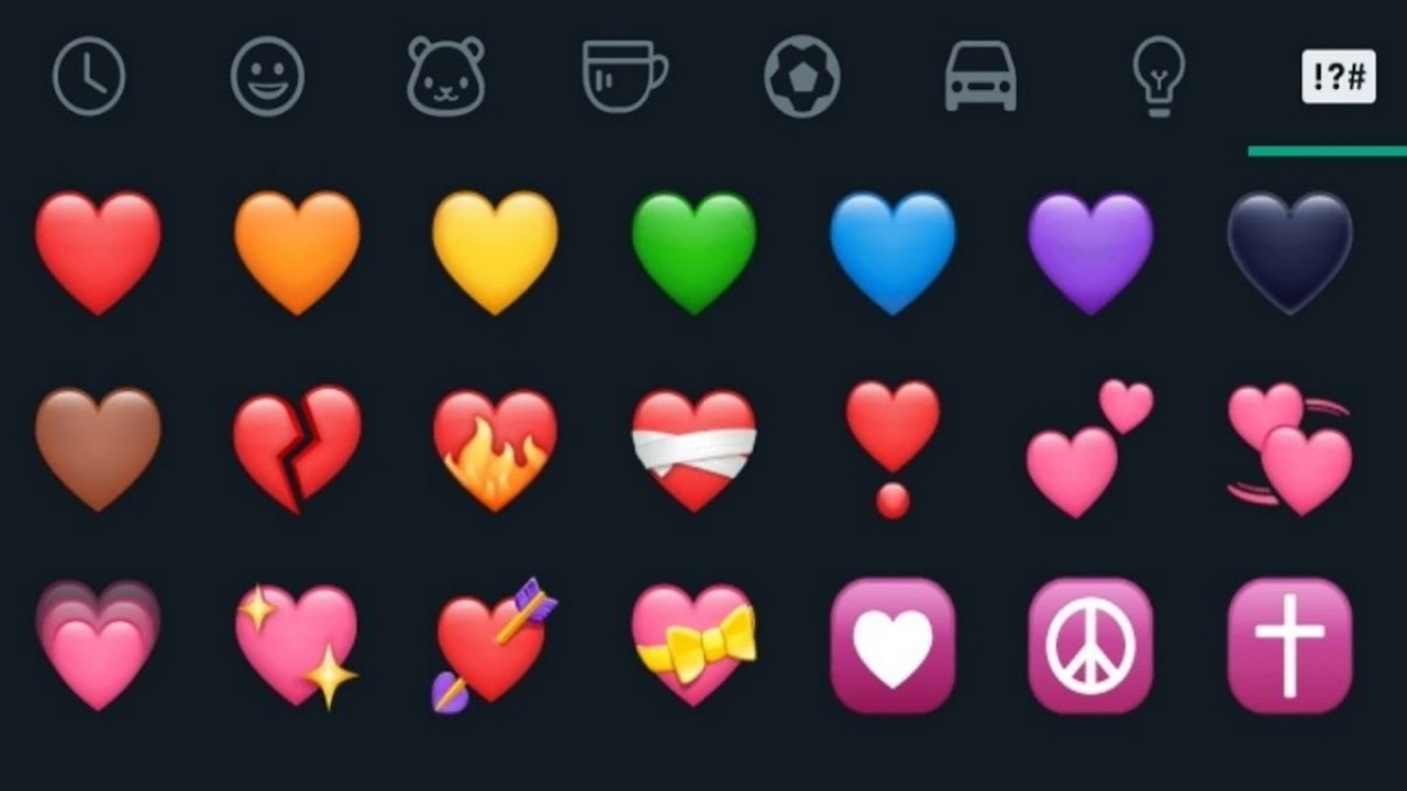 Cosa significano colori cuori Whats App