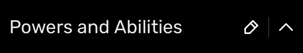Powers And Abilities