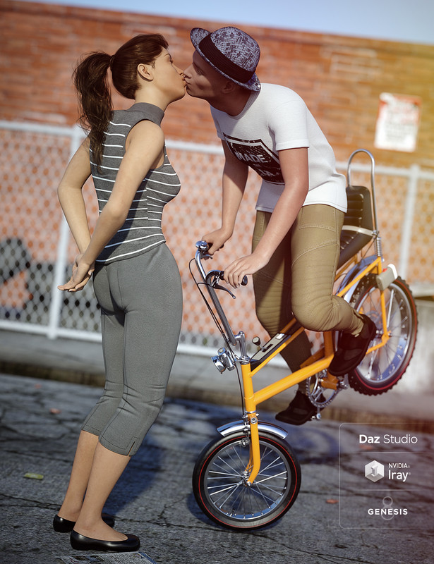 love on 2 wheels poses for genesis 8 01