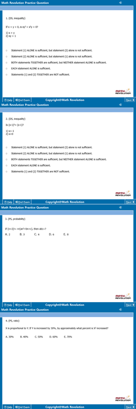 Math Revolution Questions