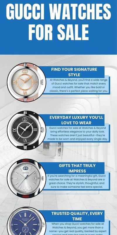 Gucci watches for sale